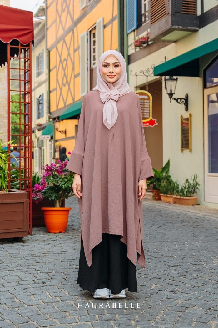 Sandy Long Top - Dusty Pink