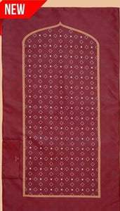 GUMUN SEJADAH - MAROON PATTERN